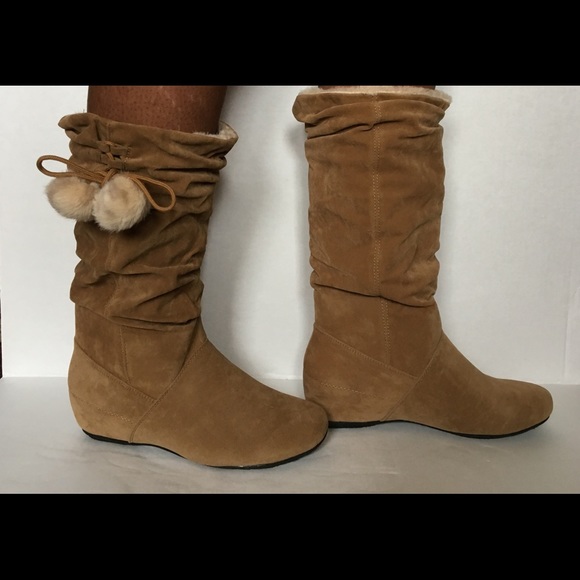 New Cute Camel Fur Boots - Picture 4 of 9